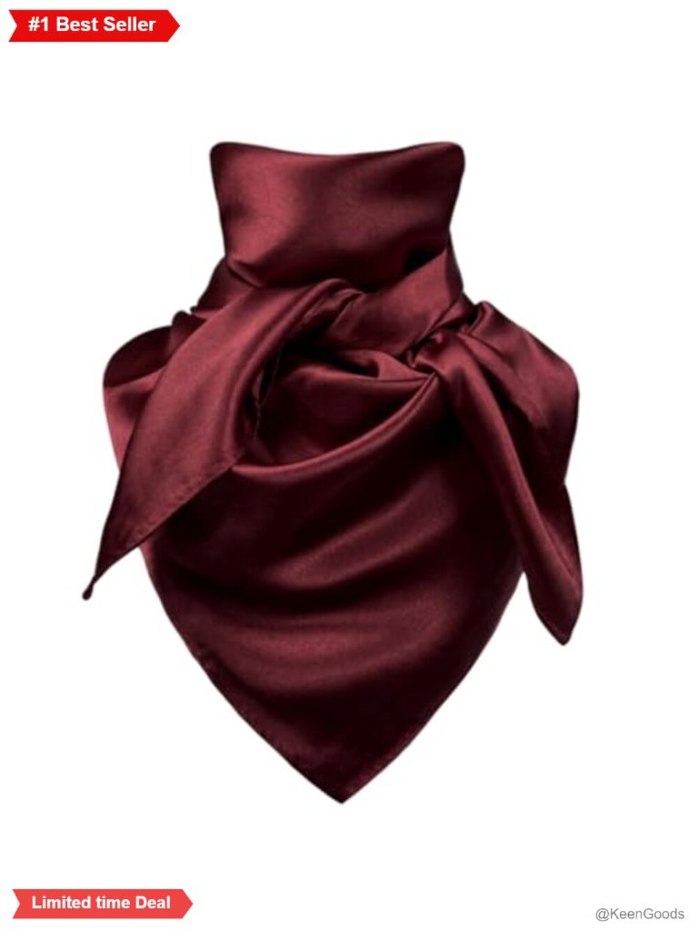 Wild Rag Western Bandana Cowboy Scarf Silk Feel Neckerchief 35.4 inch